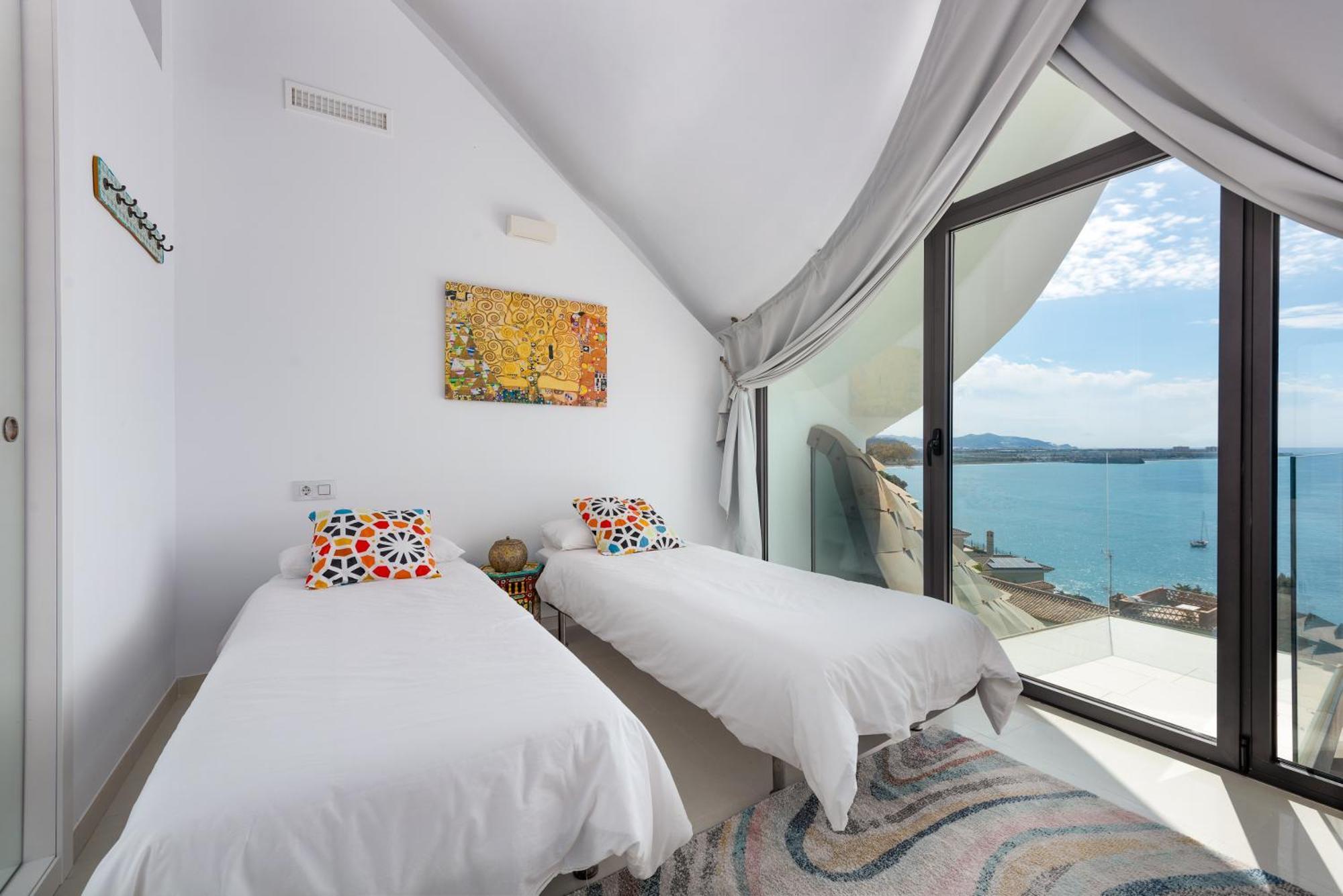 Rentitspain Casa Del Acantilado Piscina Climatizada 萨各夫雷纳 外观 照片