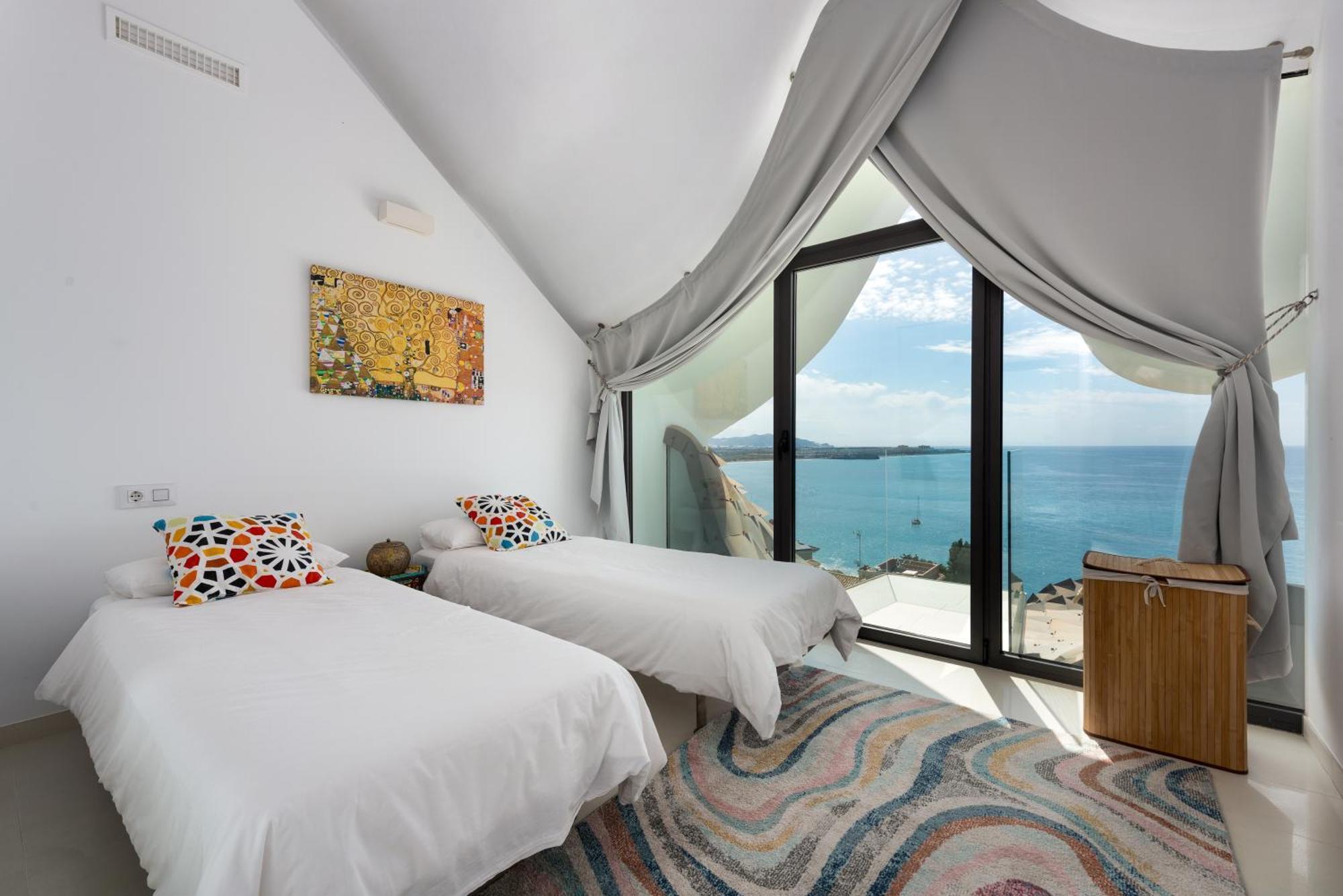 Rentitspain Casa Del Acantilado Piscina Climatizada 萨各夫雷纳 外观 照片