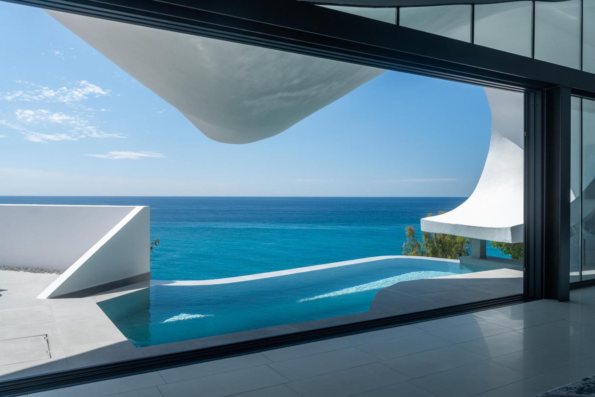 Rentitspain Casa Del Acantilado Piscina Climatizada 萨各夫雷纳 外观 照片