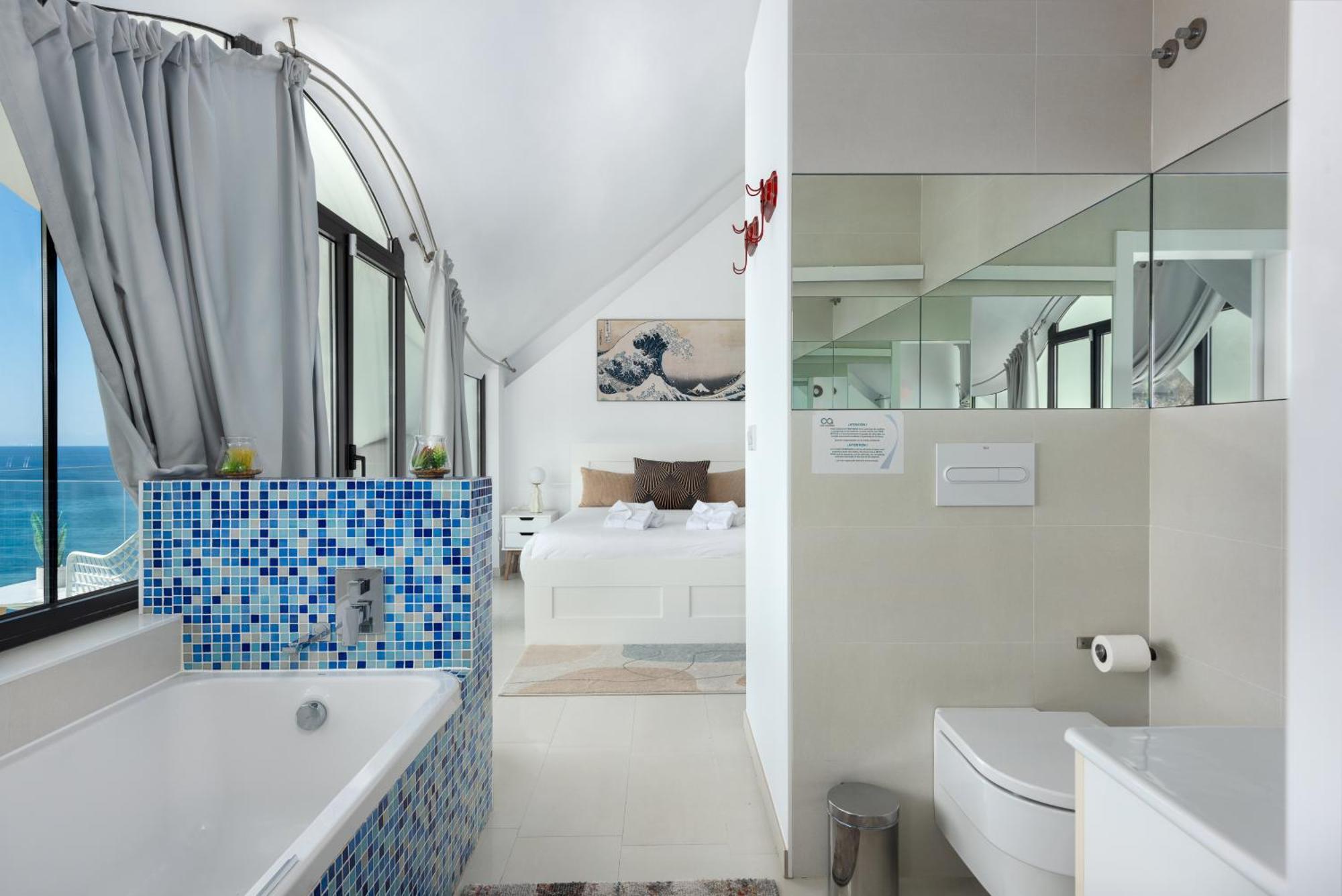 Rentitspain Casa Del Acantilado Piscina Climatizada 萨各夫雷纳 外观 照片