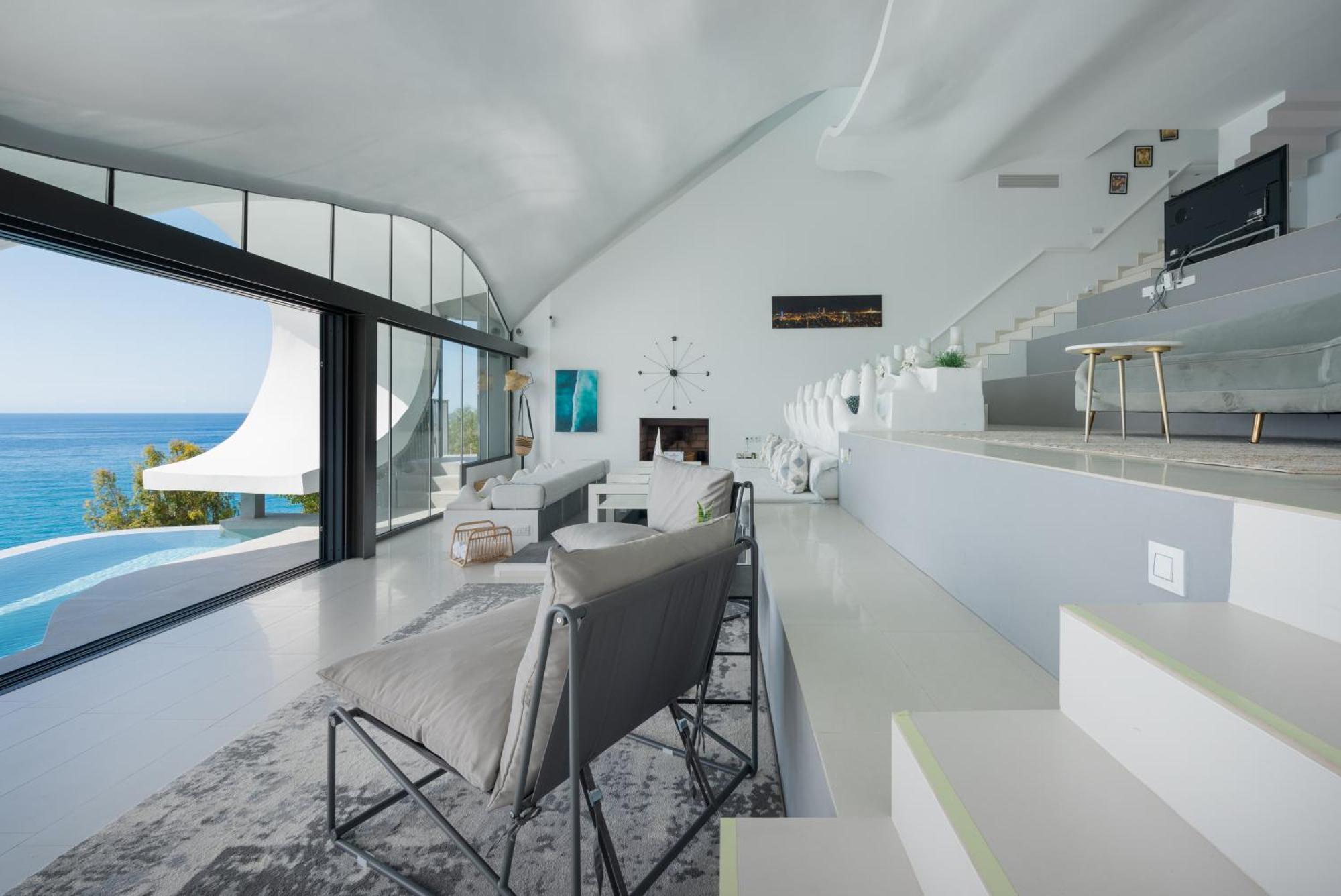 Rentitspain Casa Del Acantilado Piscina Climatizada 萨各夫雷纳 外观 照片