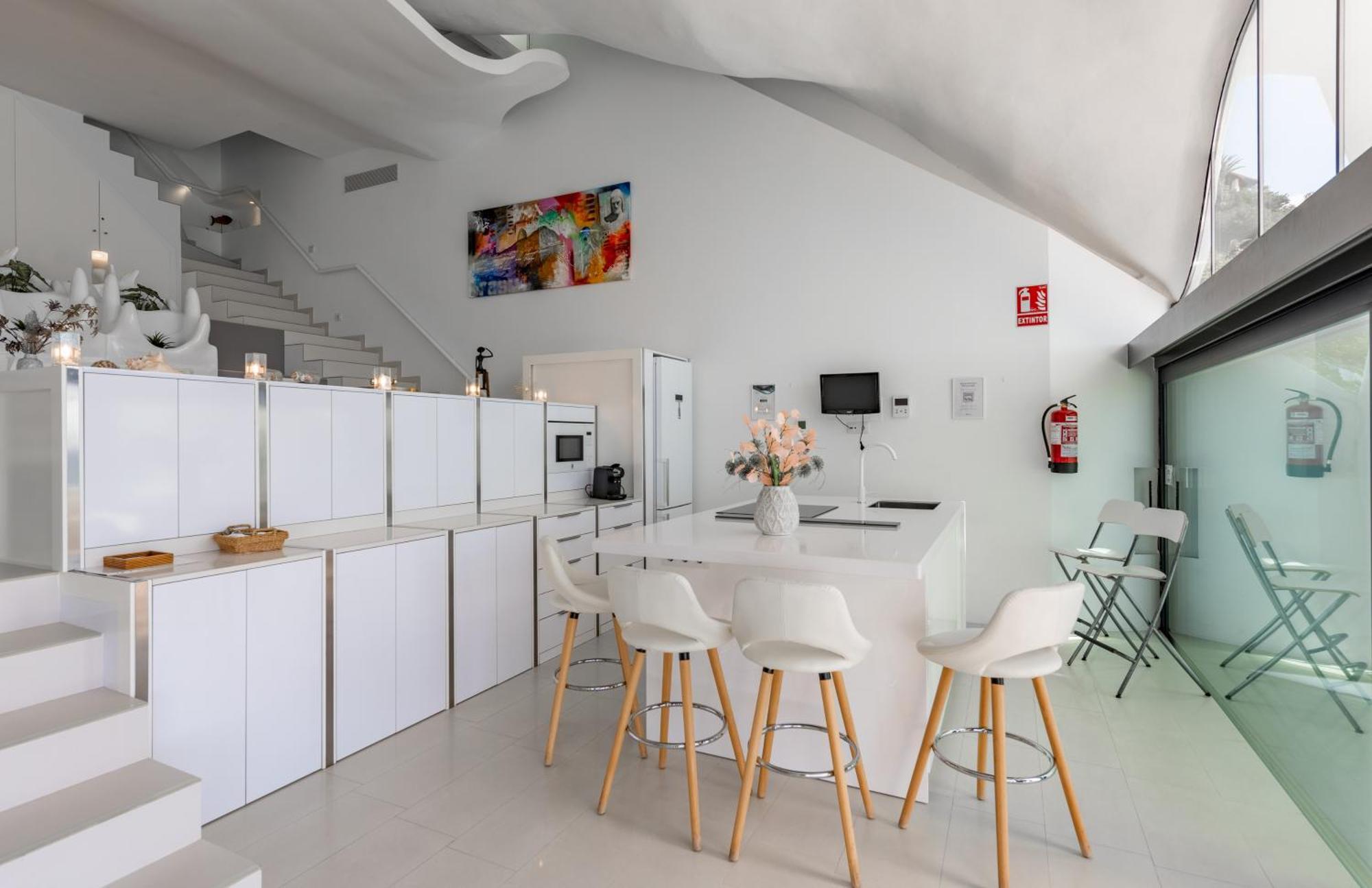 Rentitspain Casa Del Acantilado Piscina Climatizada 萨各夫雷纳 外观 照片