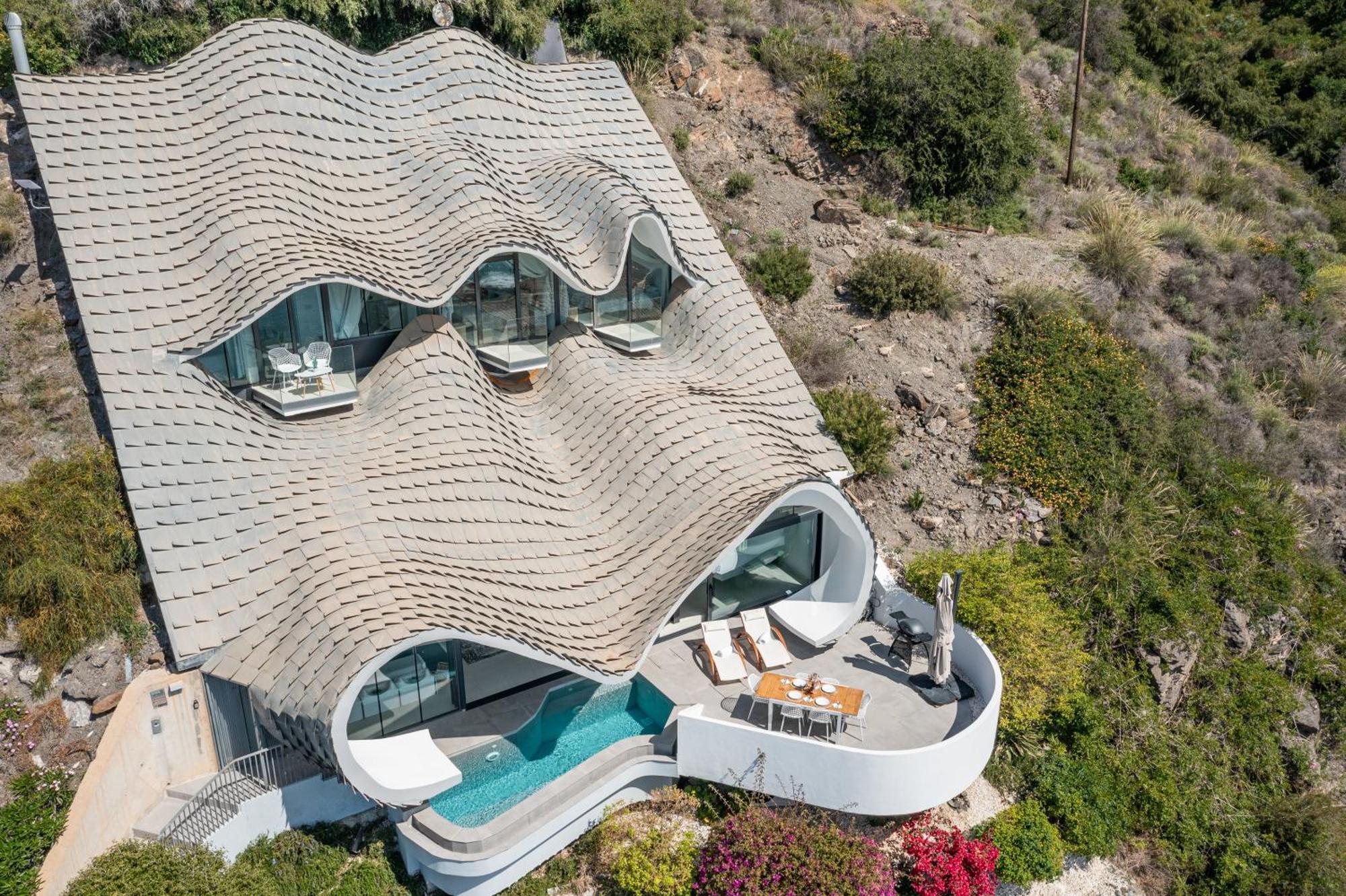 Rentitspain Casa Del Acantilado Piscina Climatizada 萨各夫雷纳 外观 照片