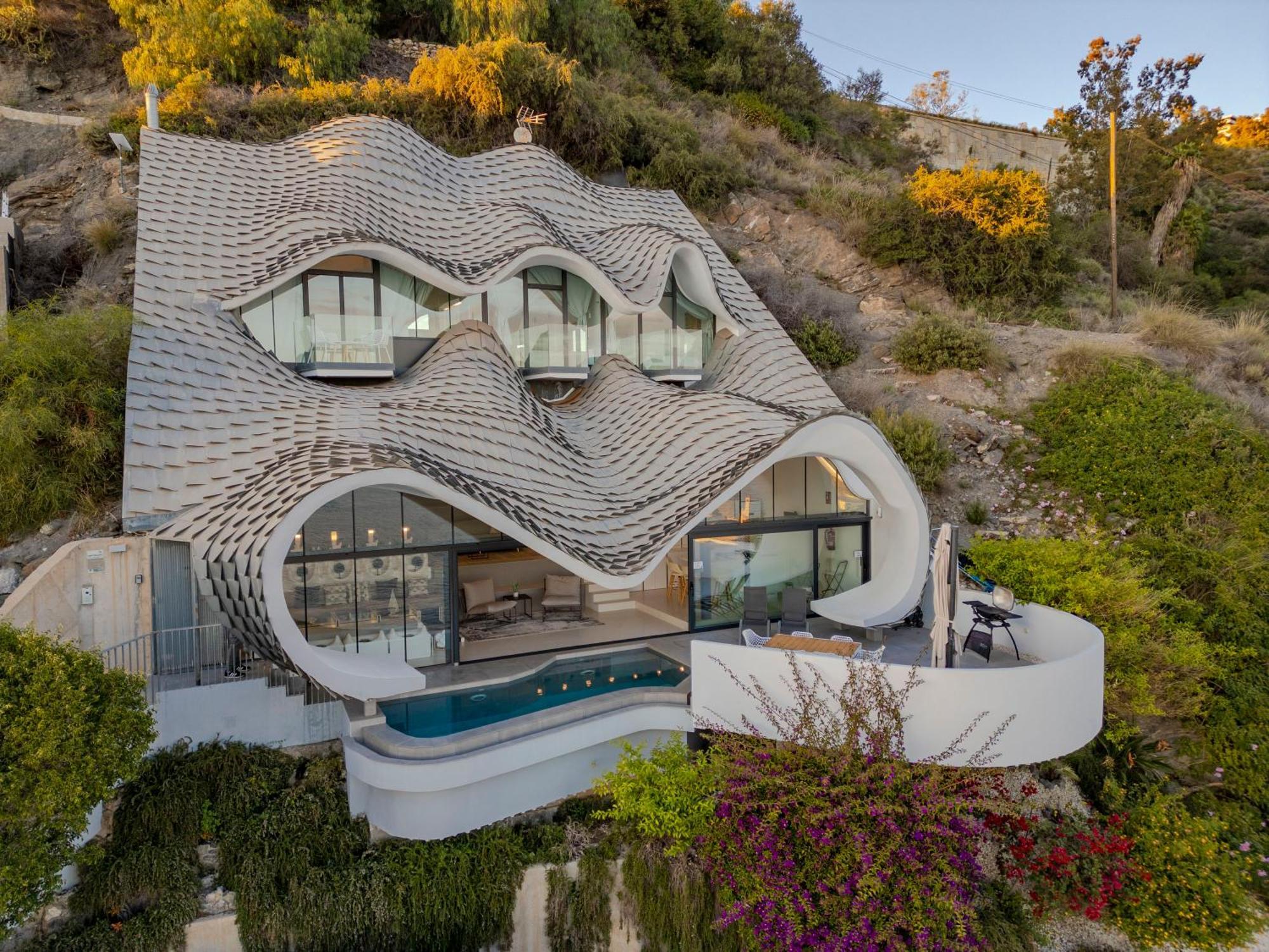 Rentitspain Casa Del Acantilado Piscina Climatizada 萨各夫雷纳 外观 照片