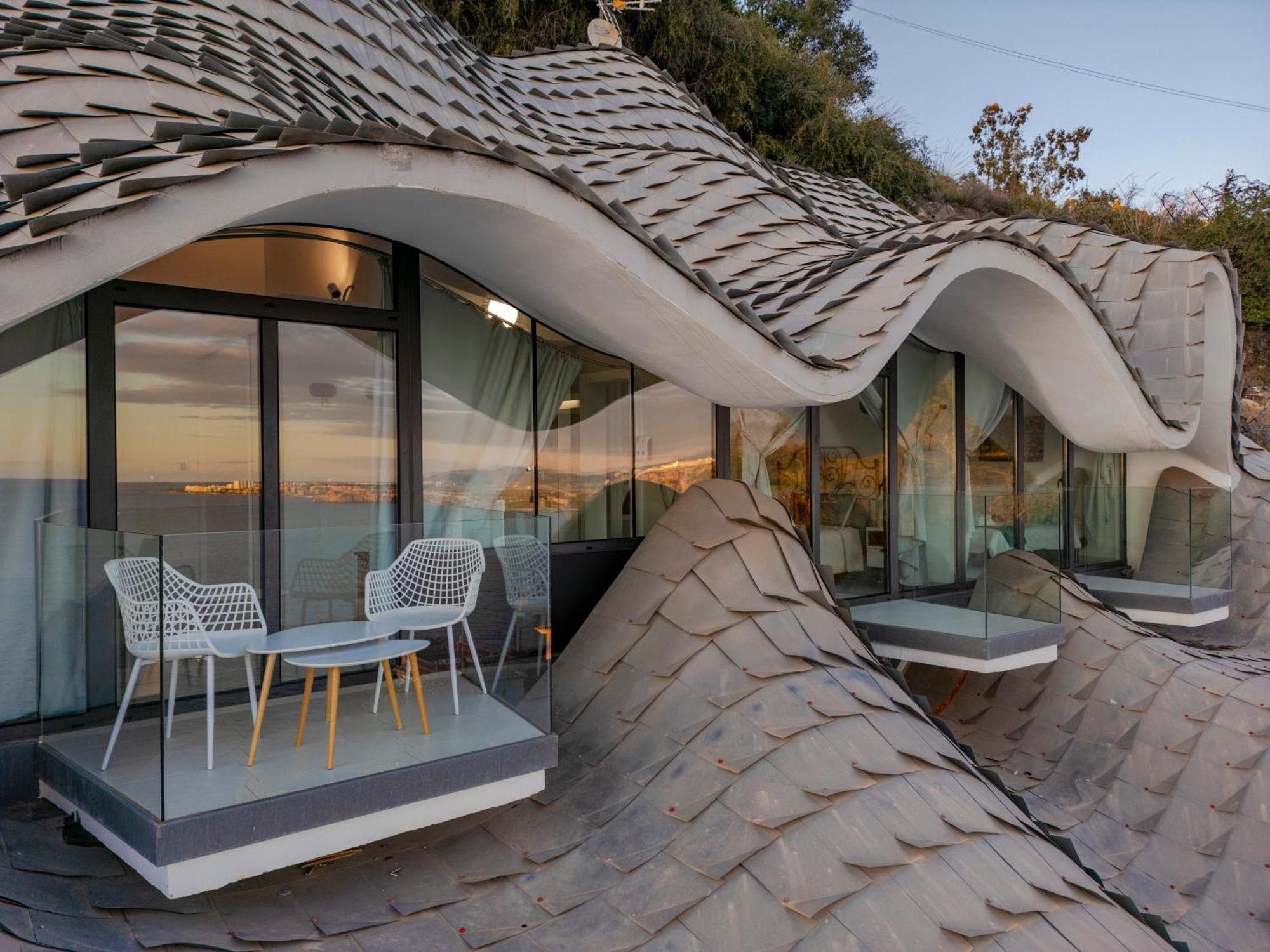 Rentitspain Casa Del Acantilado Piscina Climatizada 萨各夫雷纳 外观 照片