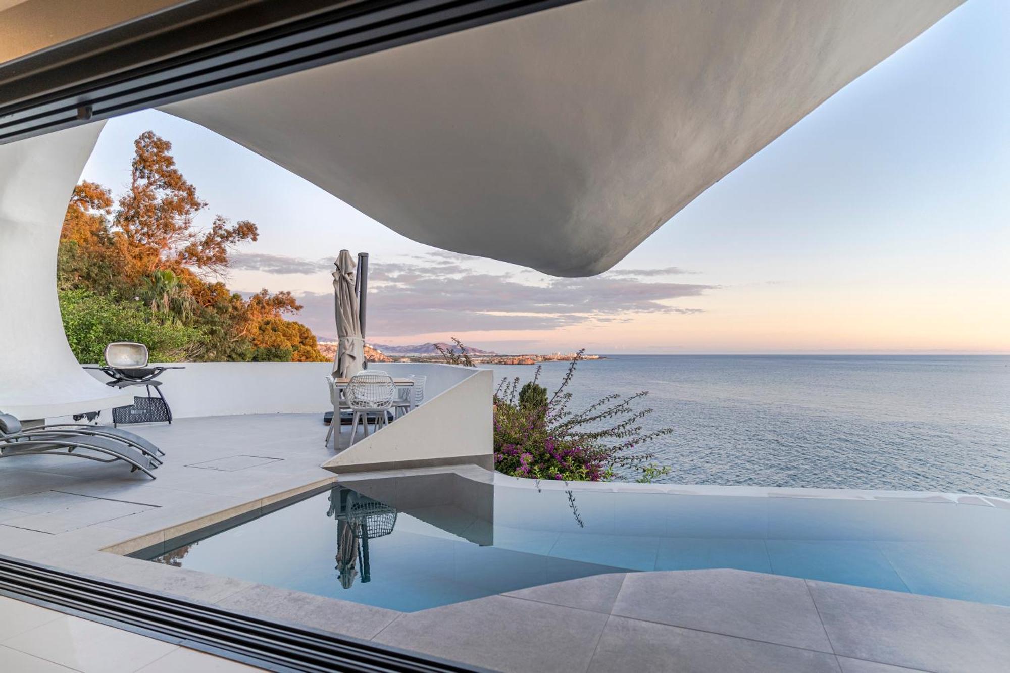 Rentitspain Casa Del Acantilado Piscina Climatizada 萨各夫雷纳 外观 照片